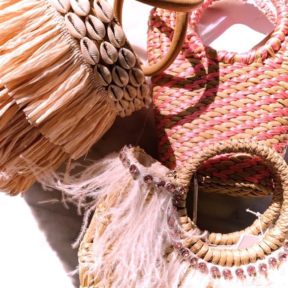 Poolside Hula Hut Fringed Bucket Bag - Picture 8 of 9